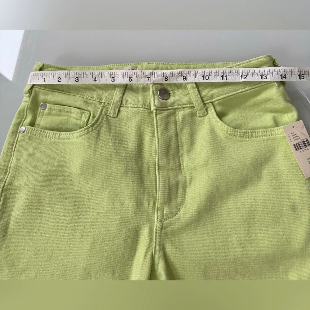 NWT Pilcro Anthropologie Green Flare Jeans | Size 27 - Picture 4 of 6